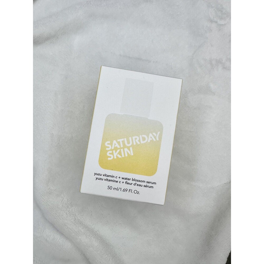 NEW Saturday Skin Yuzu Vitamin C Water Blossom Serum 50ml Face Neck Brightening